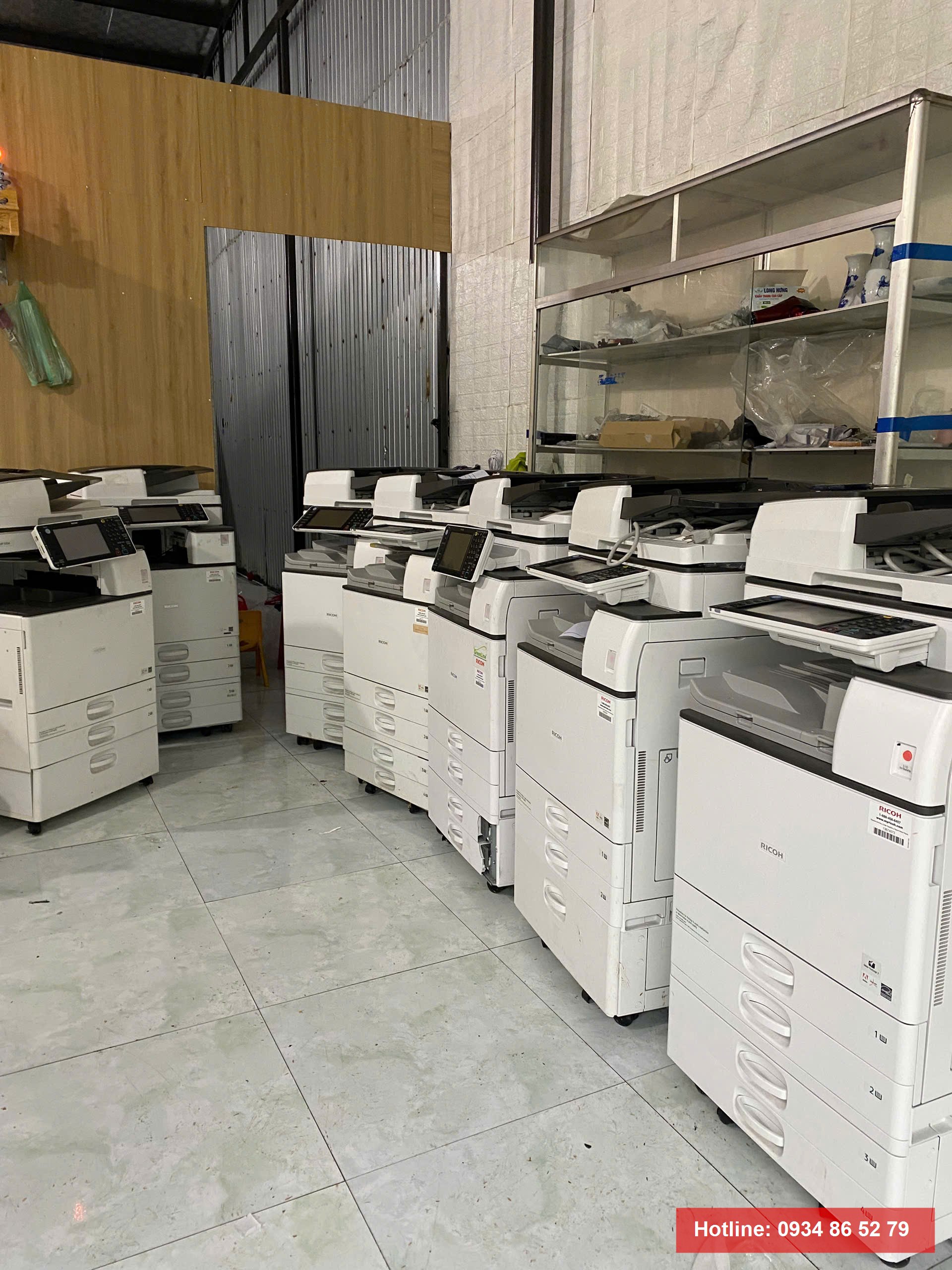 Dàn máy phục vụ cho thuê máy photocopy tại Cẩm Lệ
